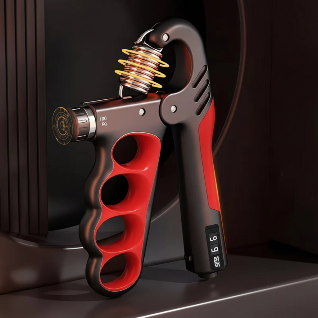 Cropped hand grip trainer